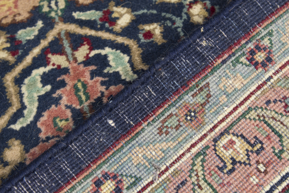 Ornate Hand-Knotted Kashmar-Style Area Rug