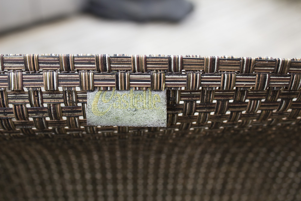 Outdoor Semi-Circular Bar and Counter Height Armchairs by Castelle