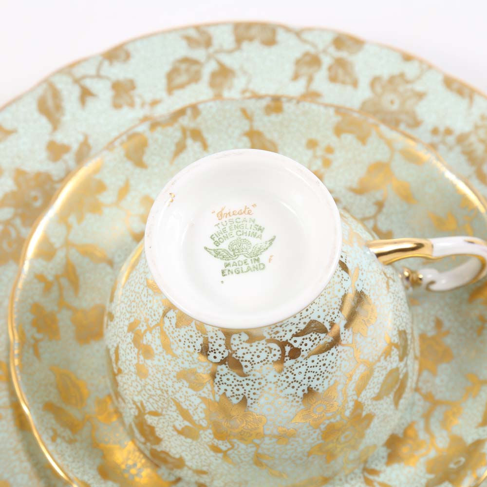 English Bone China Tea Cup and Saucer Sets