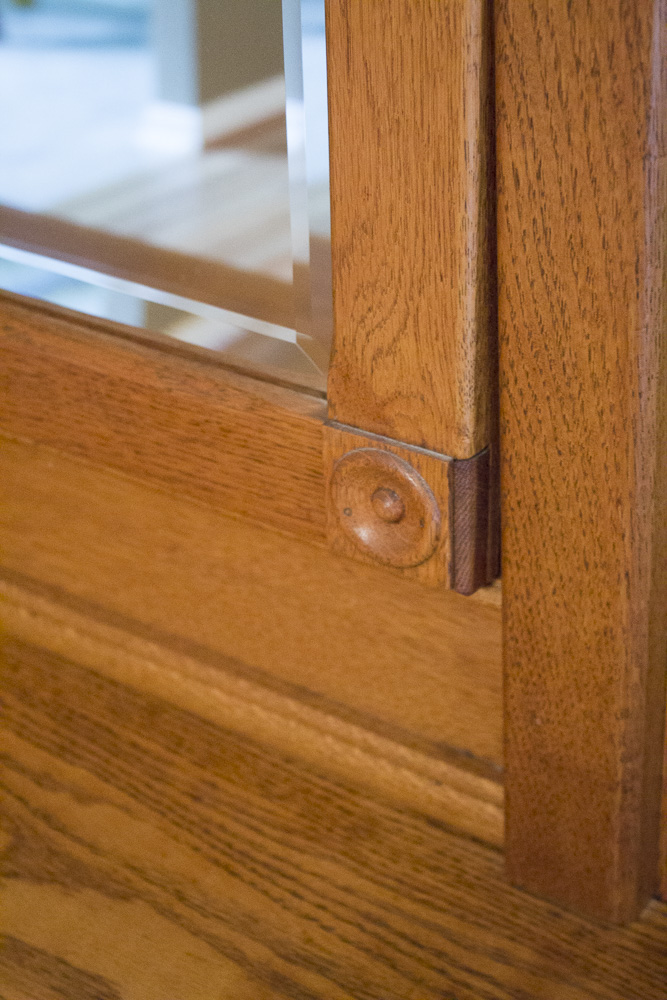 Antique Oak Chest of Drawers With Mirror
