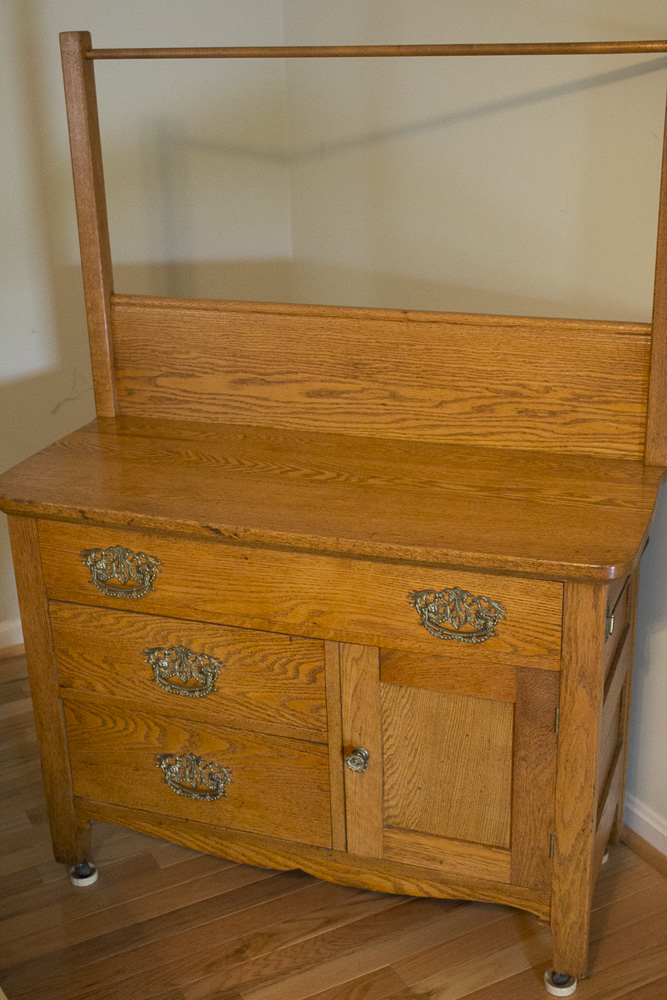 Antique Oak Dry Sink