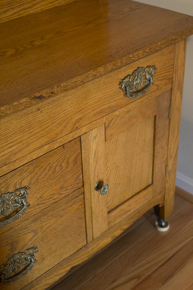 Antique Oak Dry Sink