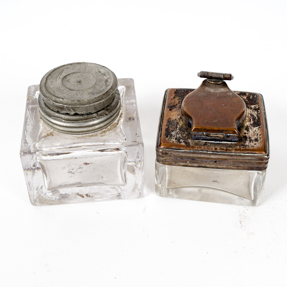 Antique Writing Box and Accessories