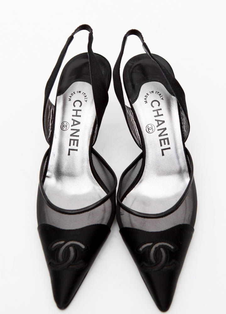 Chanel Slingback Heels