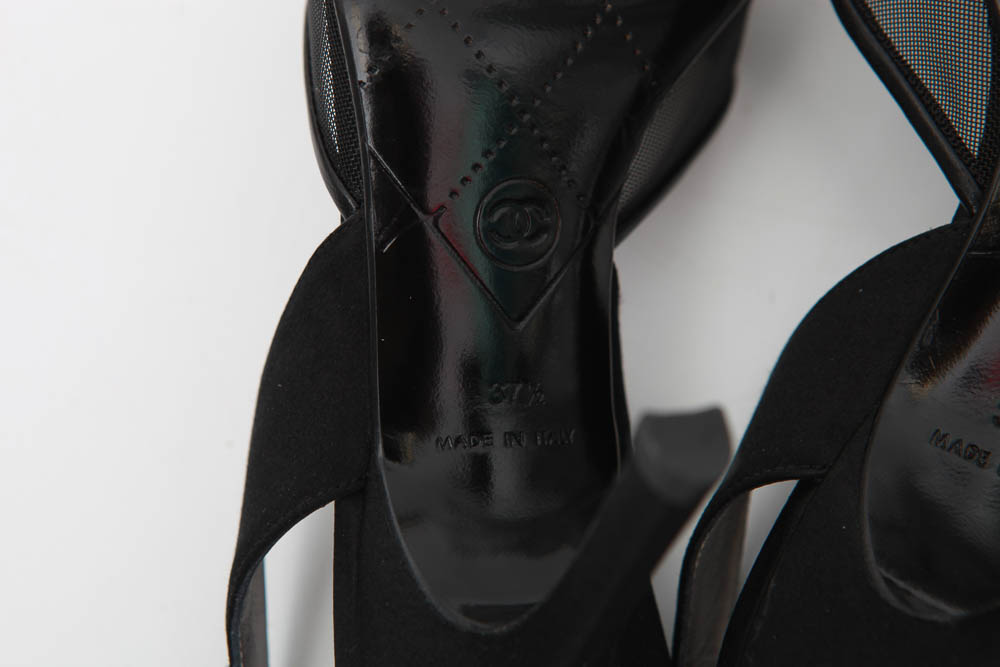 Chanel Slingback Heels