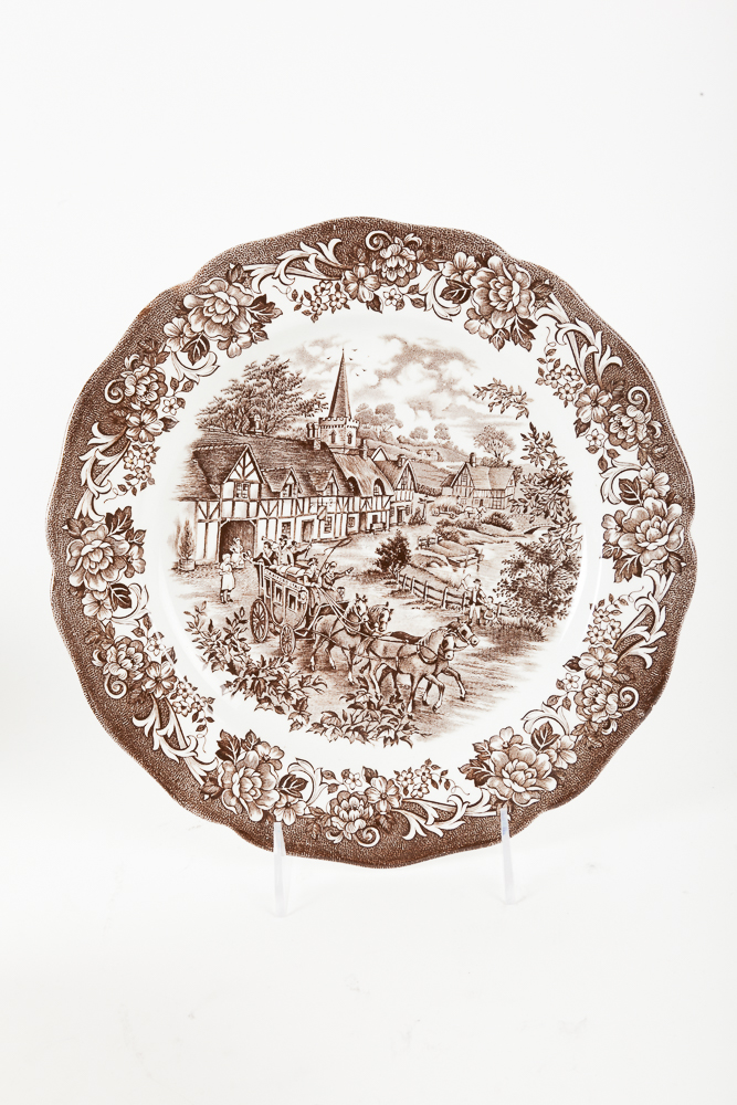 Collection of J&G Meakin "Stratford Stage" Ironstone Dinnerware