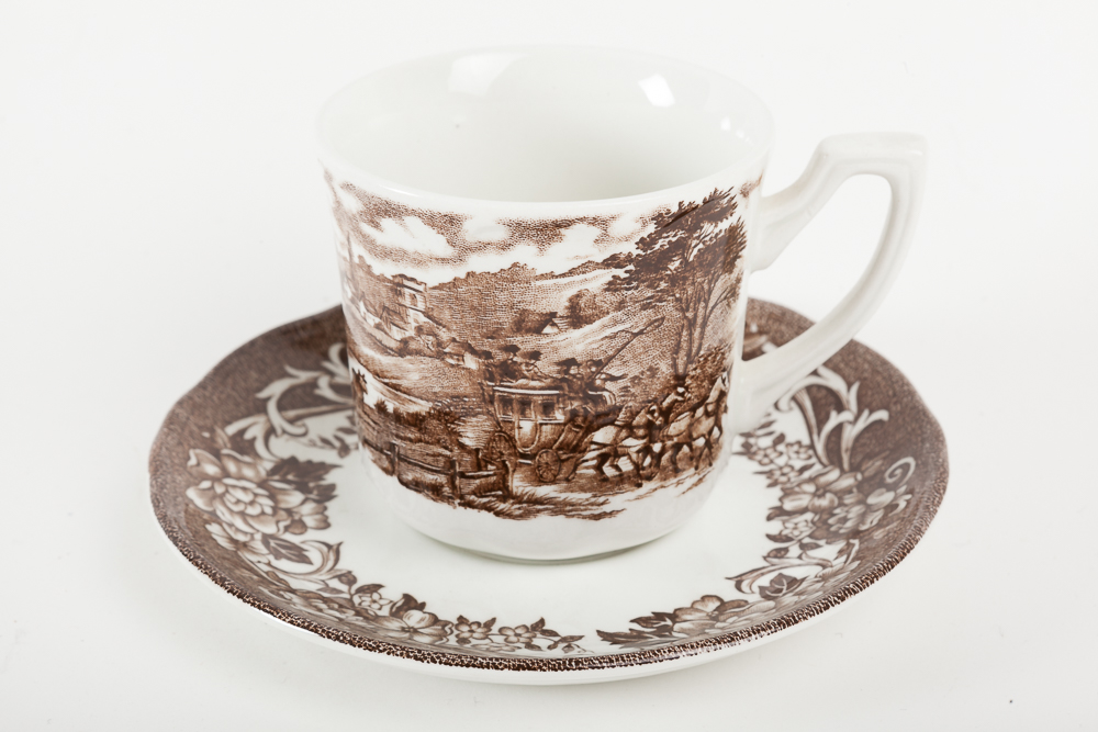 Collection of J&G Meakin "Stratford Stage" Ironstone Dinnerware