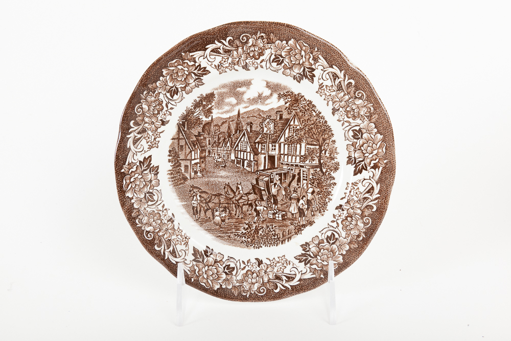 Collection of J&G Meakin "Stratford Stage" Ironstone Dinnerware