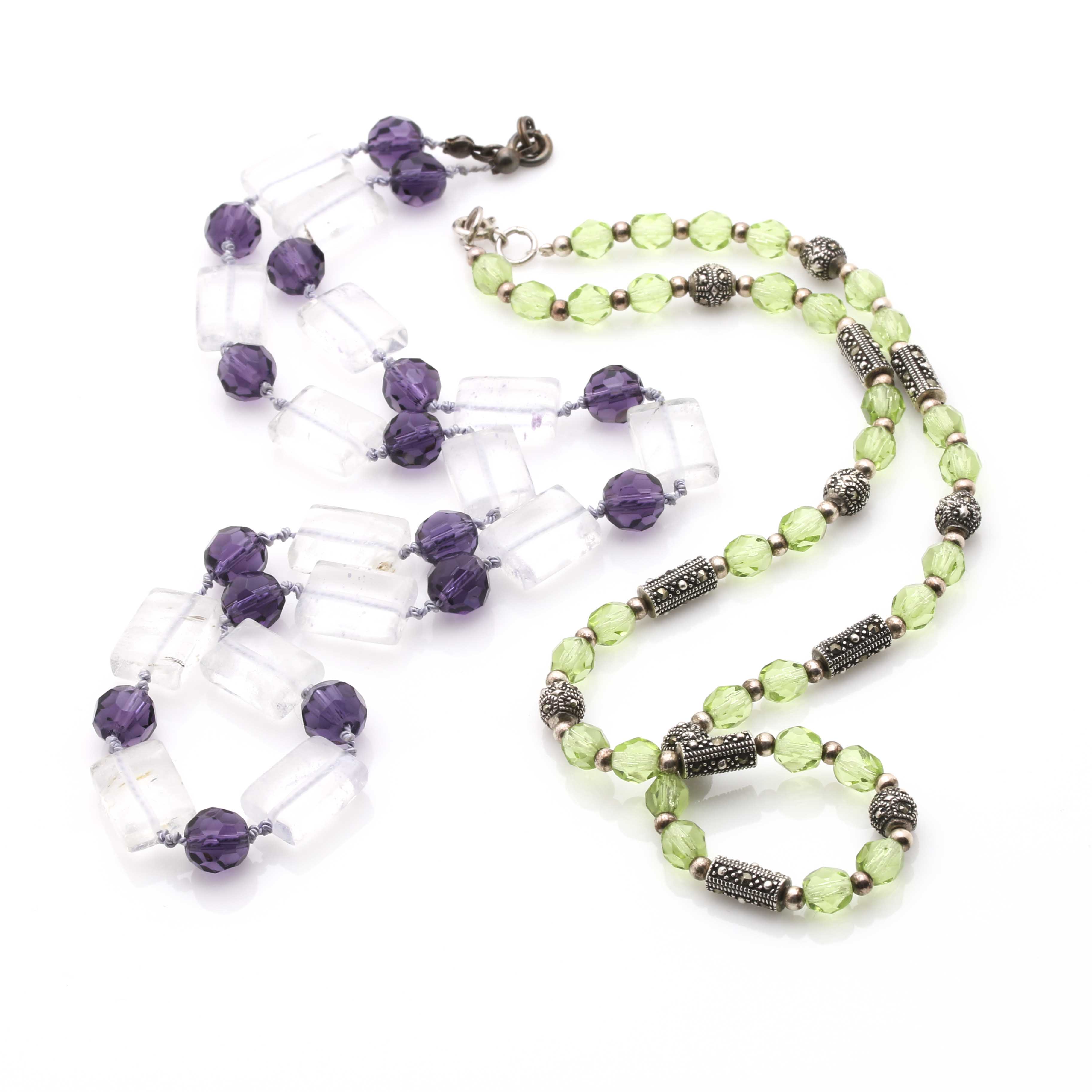 Assortment of Sterling Silver and Semi-Precious Stone Jewelry