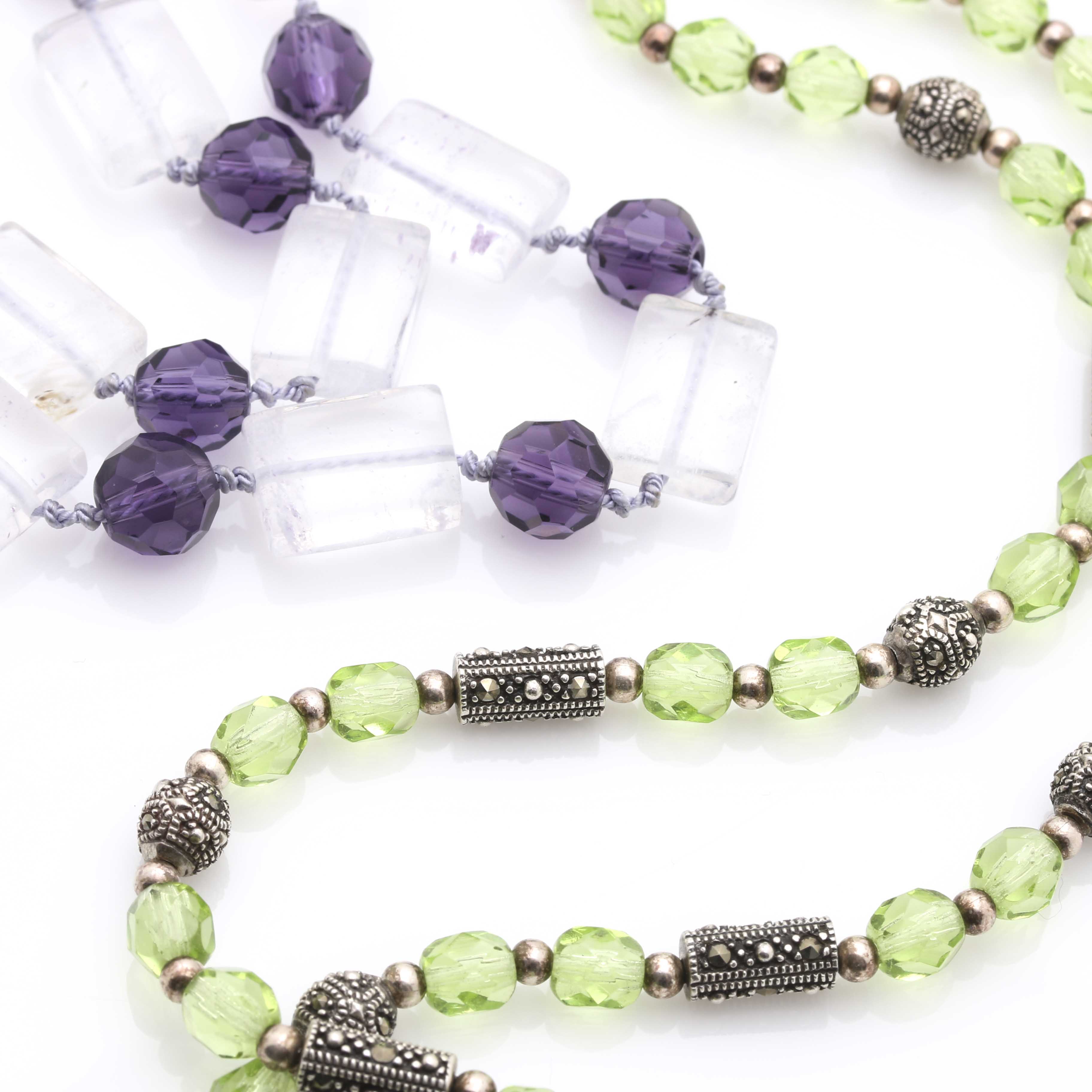 Assortment of Sterling Silver and Semi-Precious Stone Jewelry