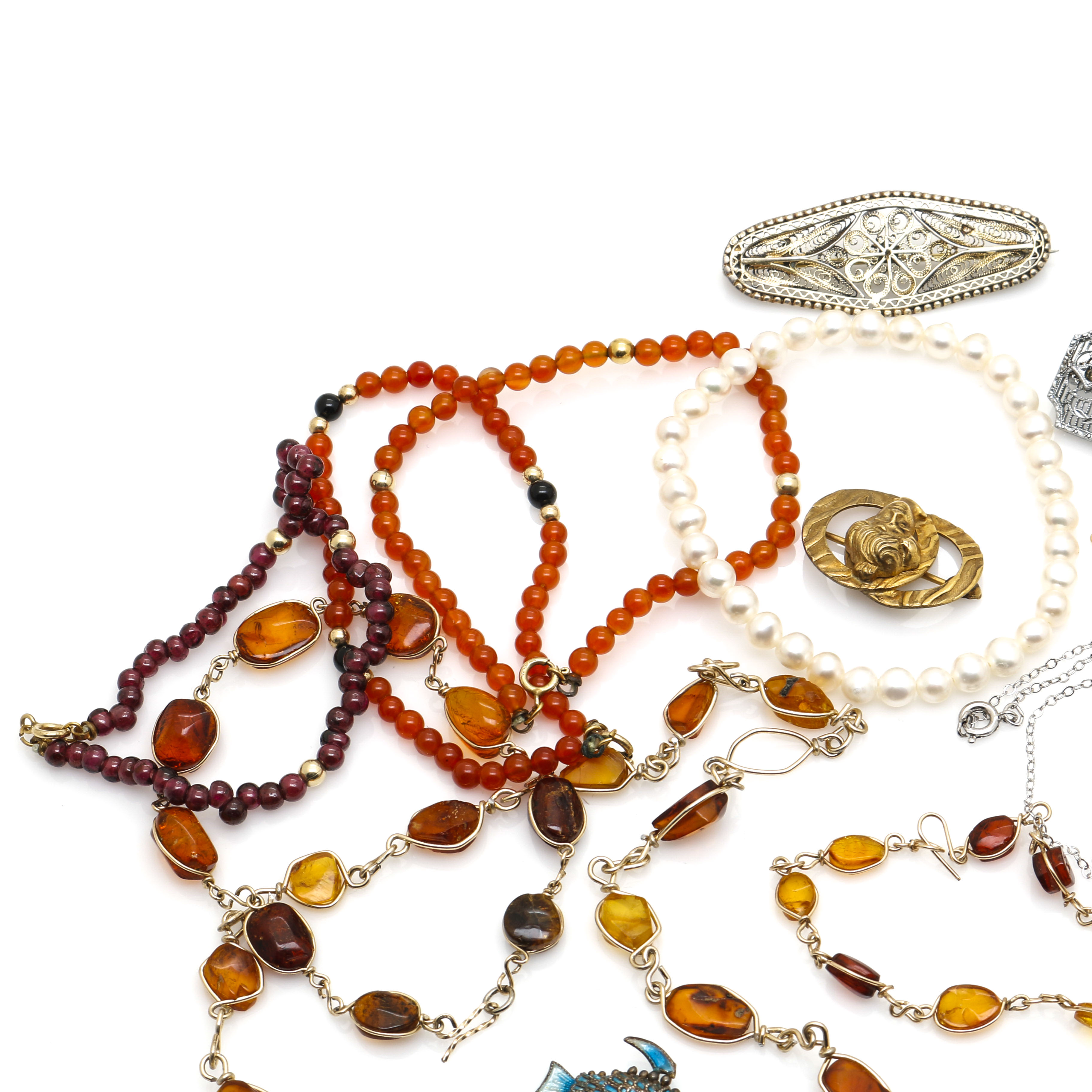 Assortment of Costume Jewelry