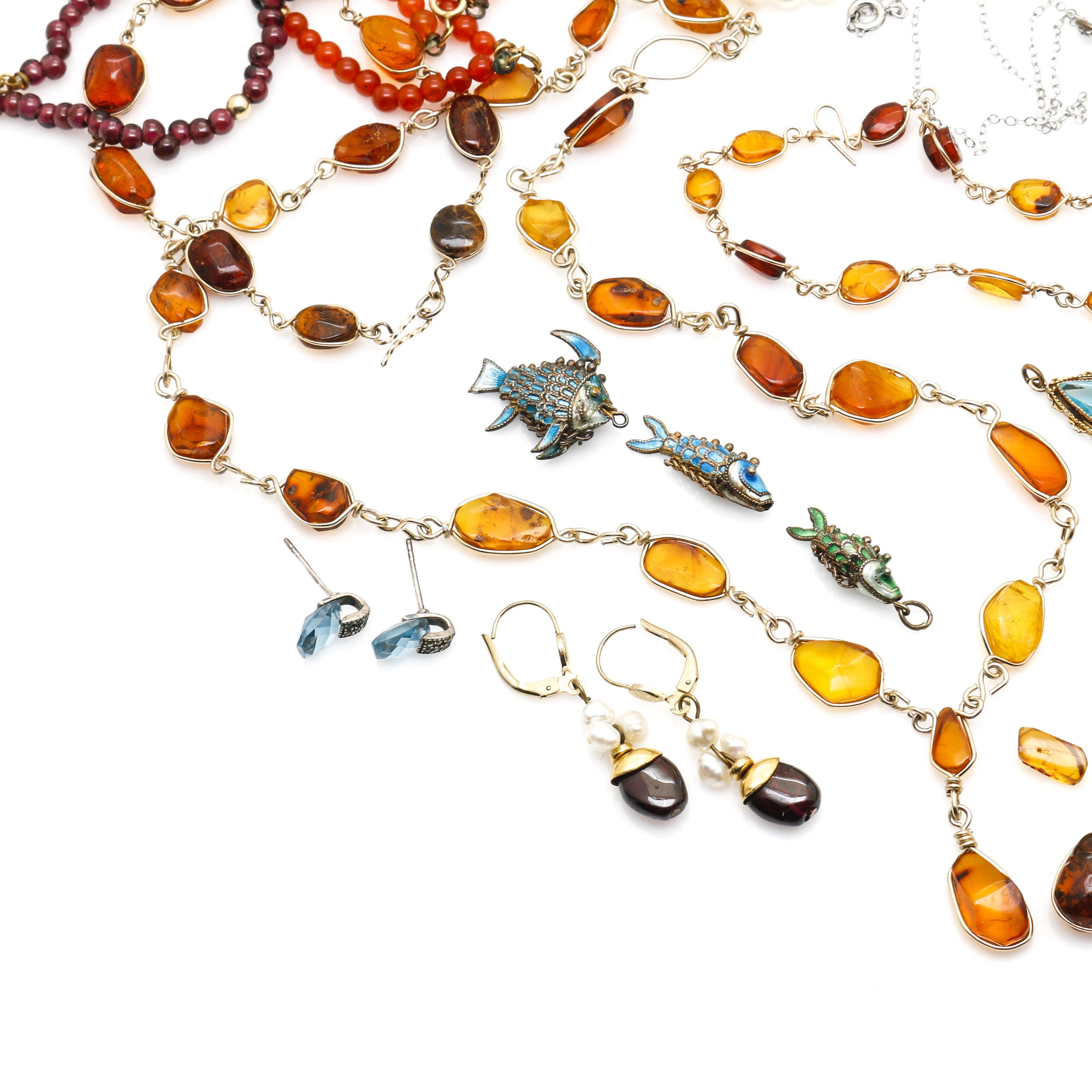 Assortment of Costume Jewelry