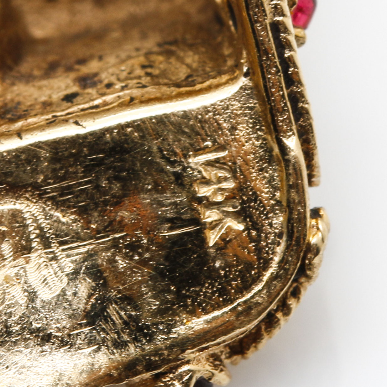 10K, 14K, and 18K Yellow Gold Charmalier Charm Bracelet With Gemstones and Pearls