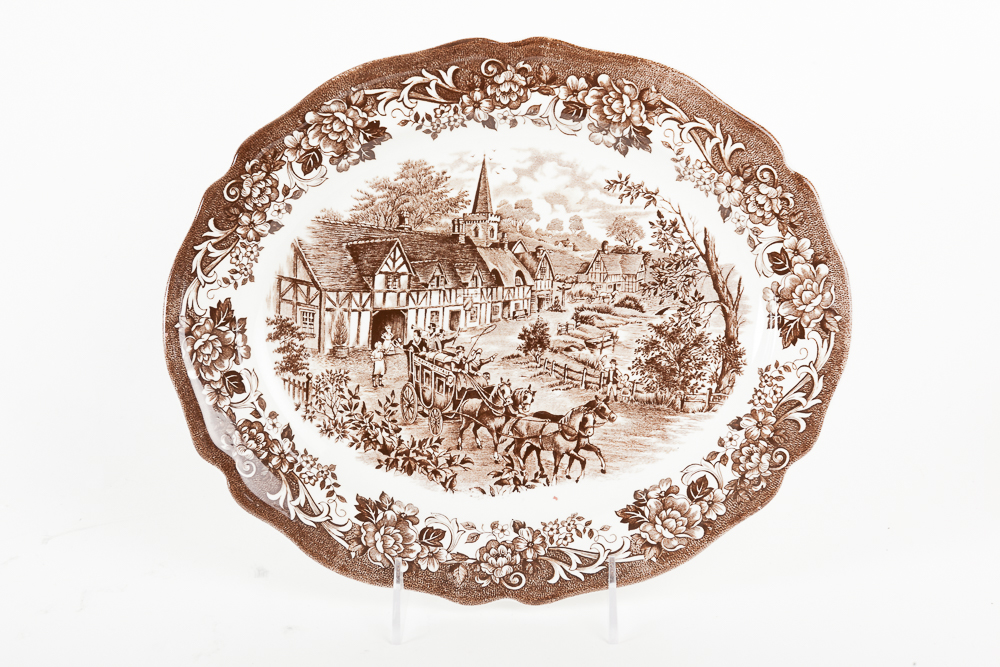 Collection of J&G Meakin "Stratford Stage" Ironstone Dinnerware