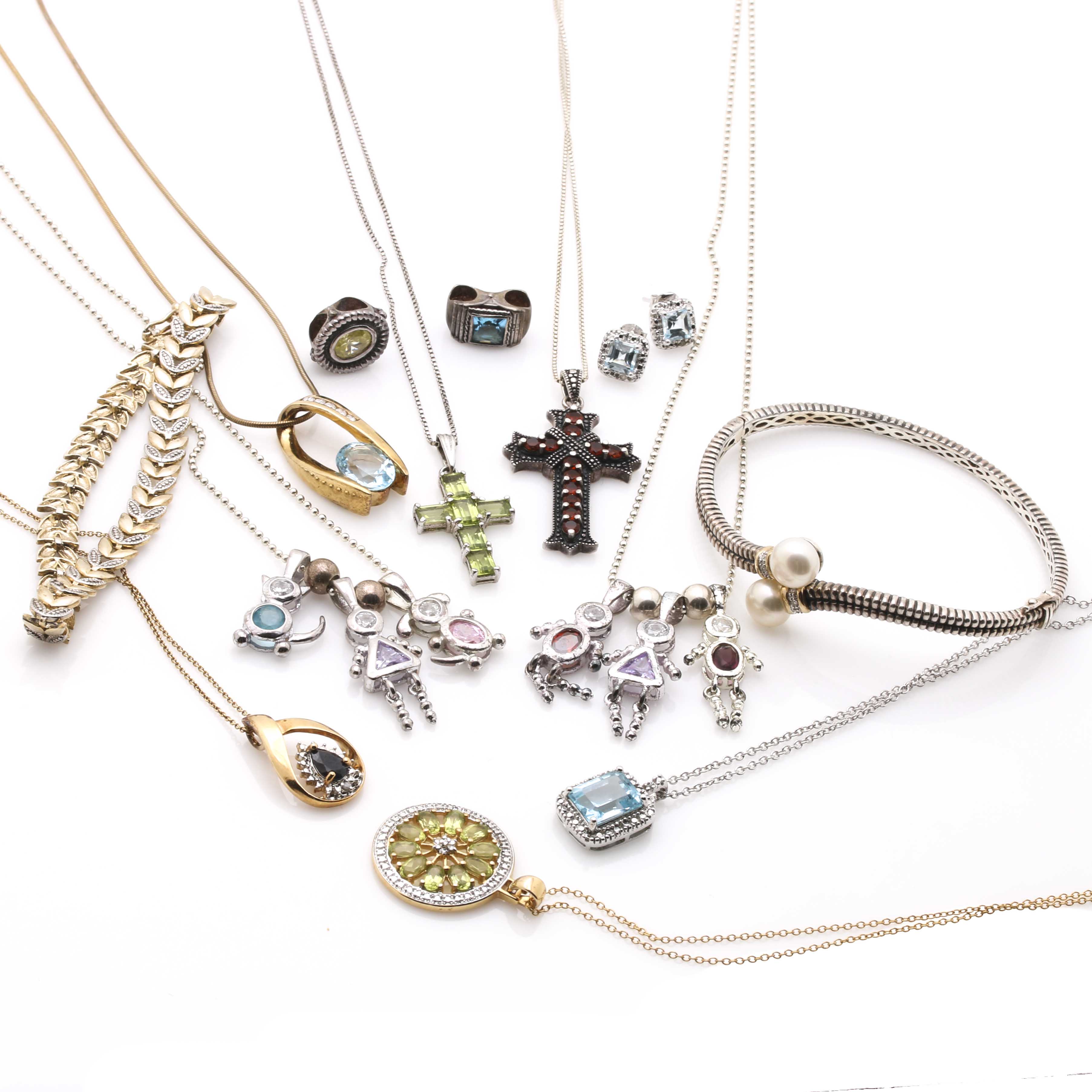 Sterling Silver Jewelry Assortment.