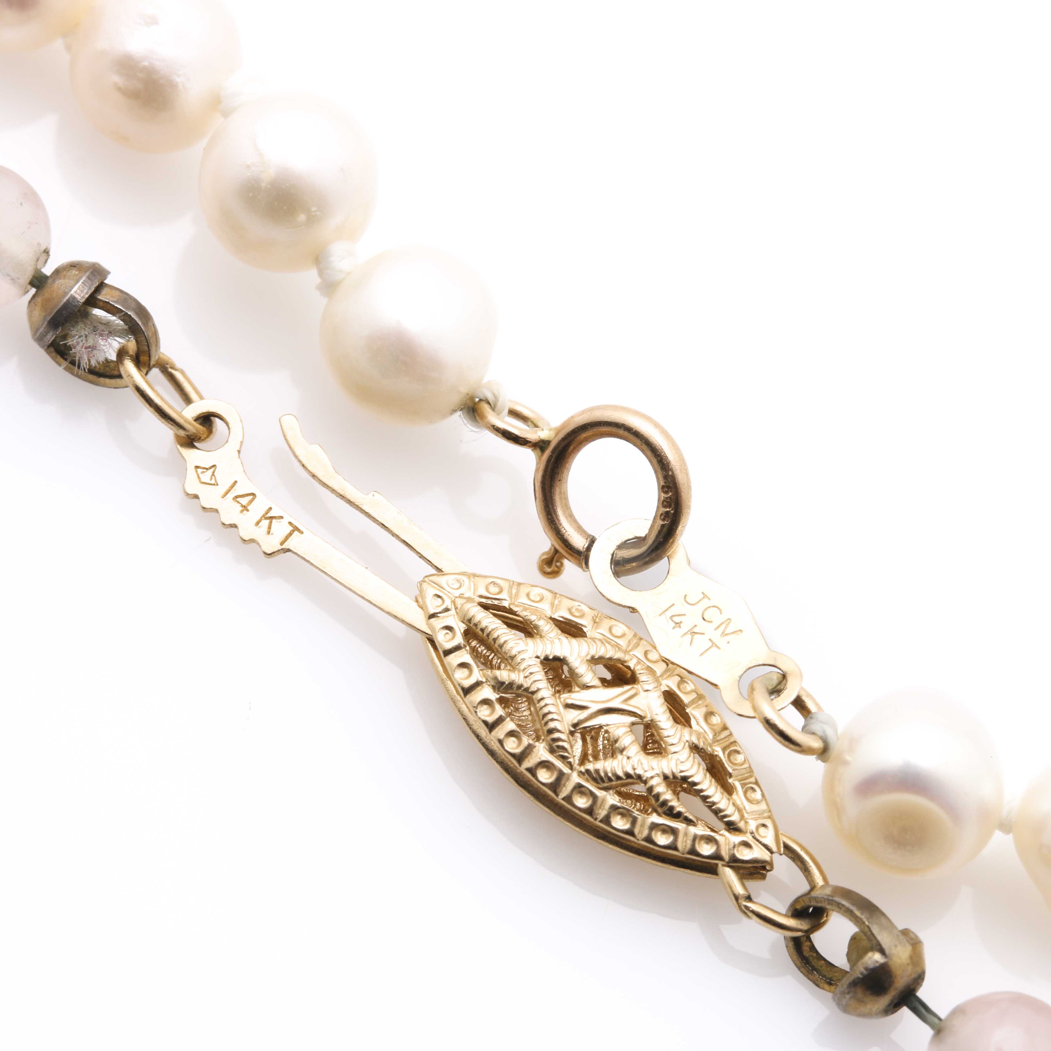 Gemstone Beaded Necklaces and Bracelets With 14K Yellow Gold Findings