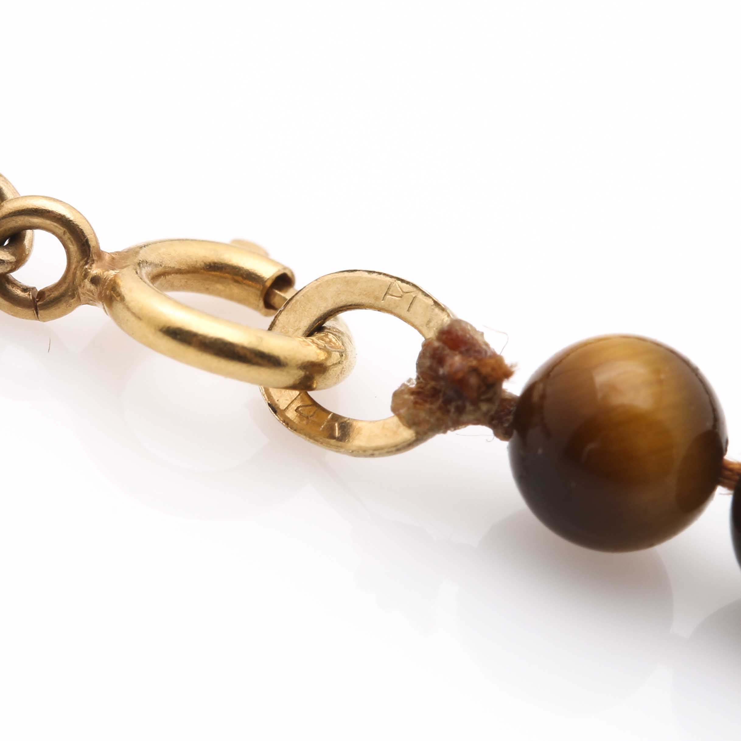 Gemstone Beaded Necklaces and Bracelets With 14K Yellow Gold Findings