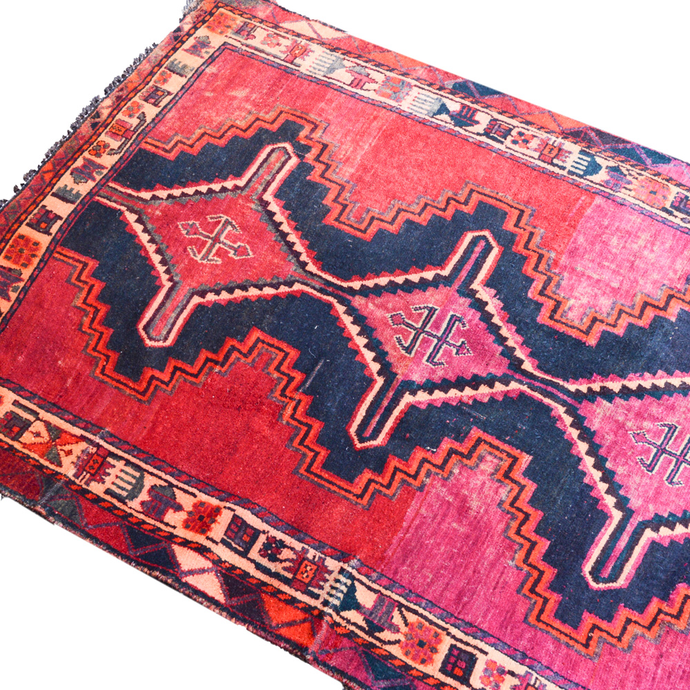 Semi-Antique Persian Shiraz Area Rug