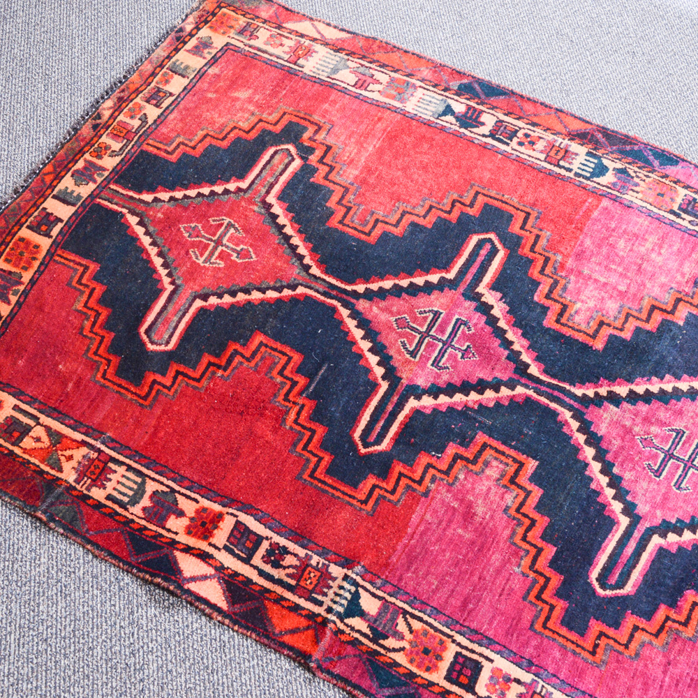 Semi-Antique Persian Shiraz Area Rug