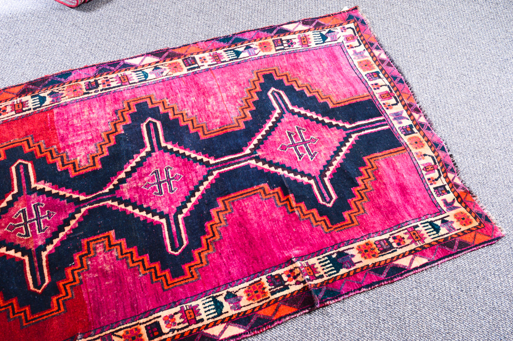 Semi-Antique Persian Shiraz Area Rug