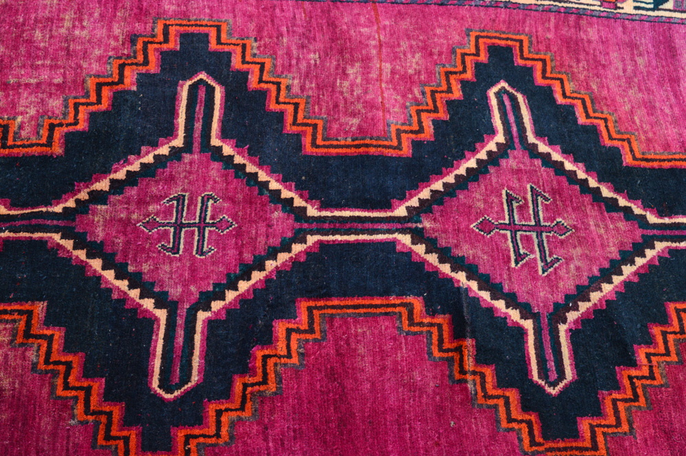 Semi-Antique Persian Shiraz Area Rug