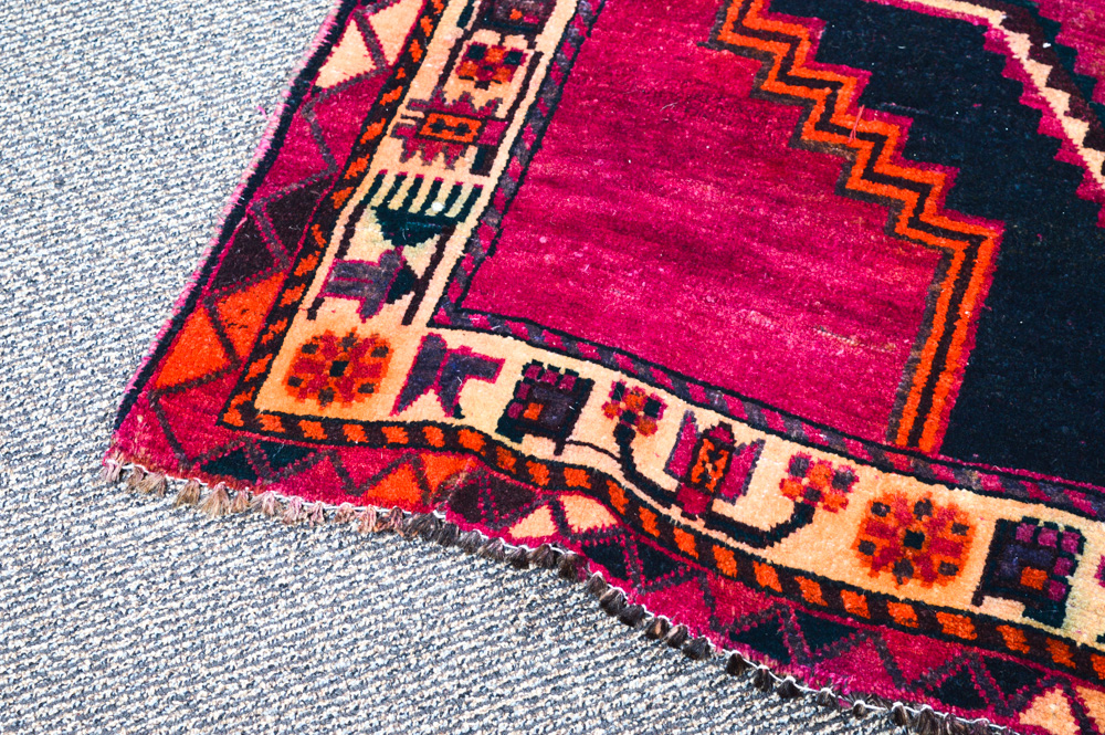 Semi-Antique Persian Shiraz Area Rug