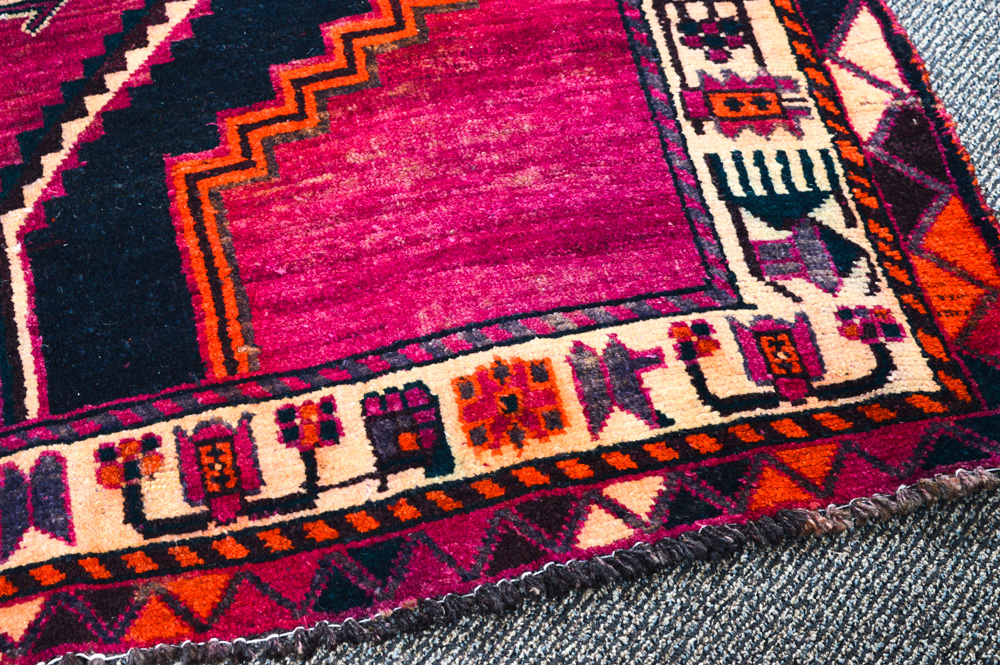 Semi-Antique Persian Shiraz Area Rug