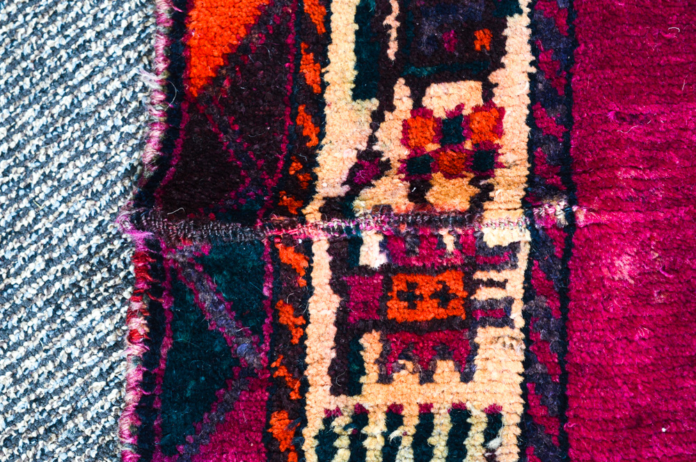 Semi-Antique Persian Shiraz Area Rug