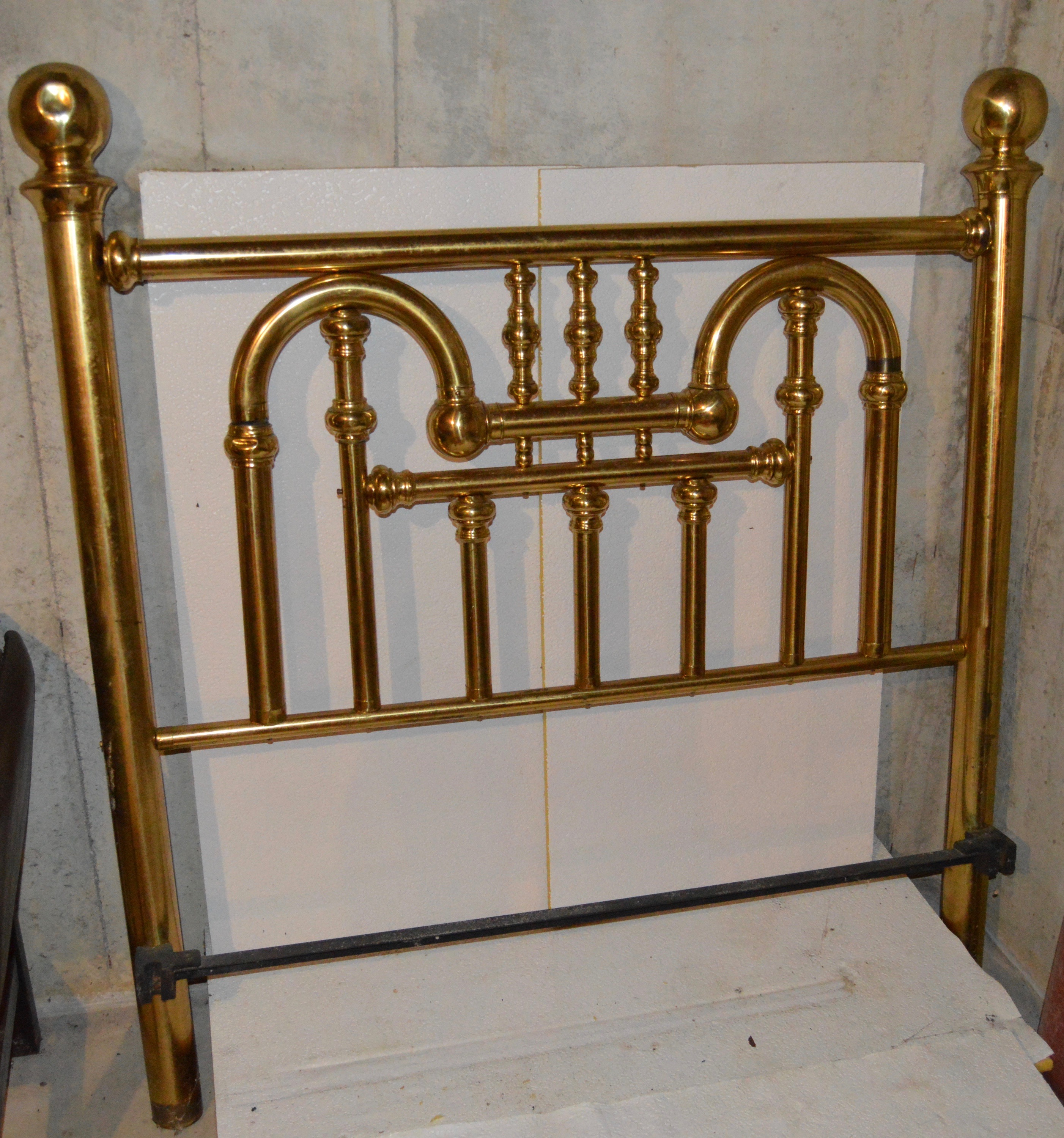 Antique Full Size Brass Bed Frame