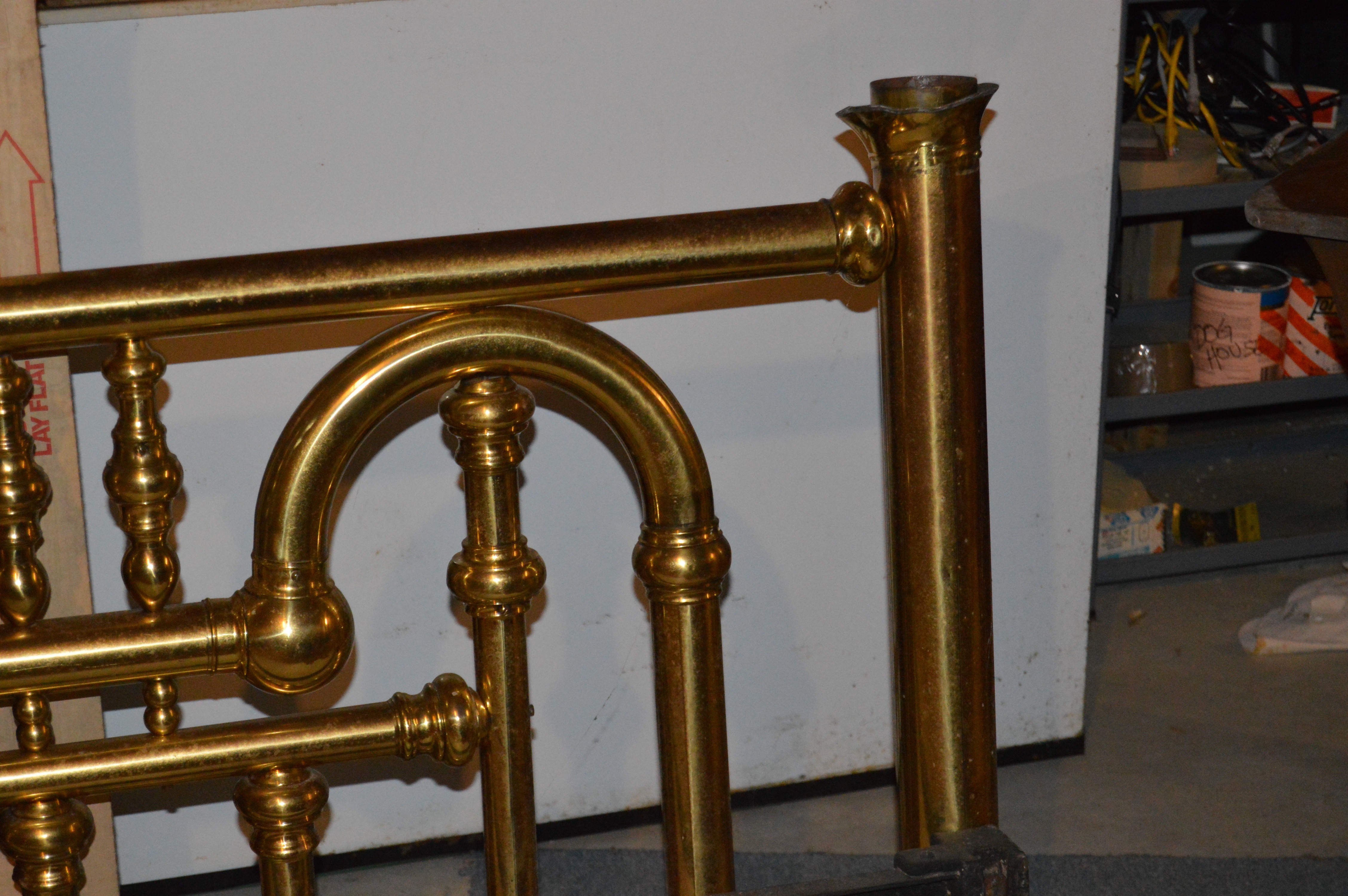 Antique Full Size Brass Bed Frame