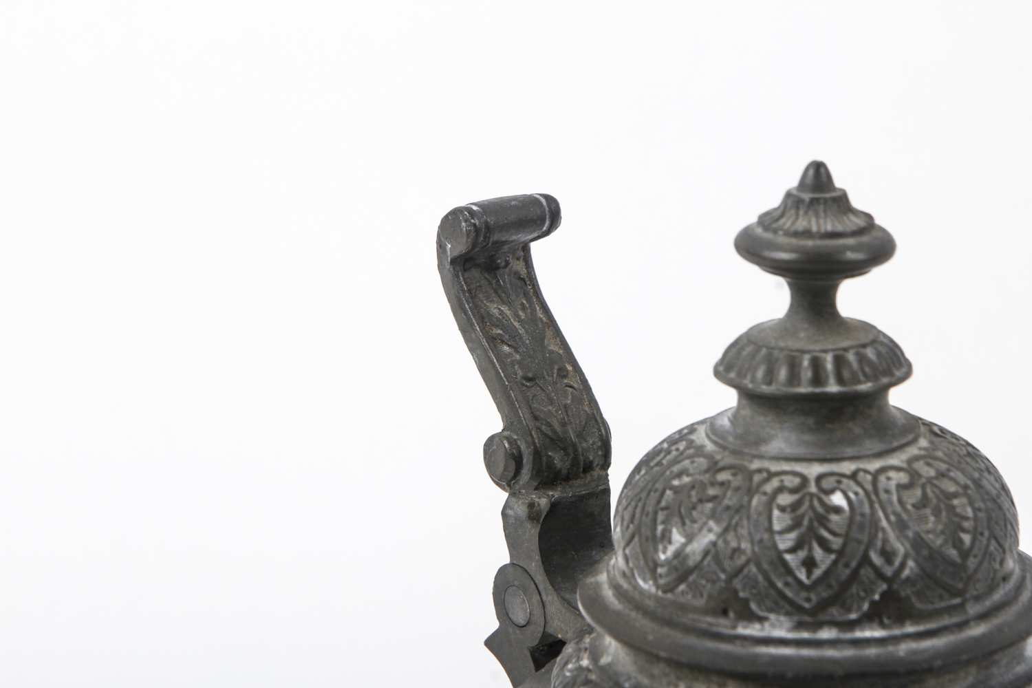 Three Glass and Pewter Beer Steins