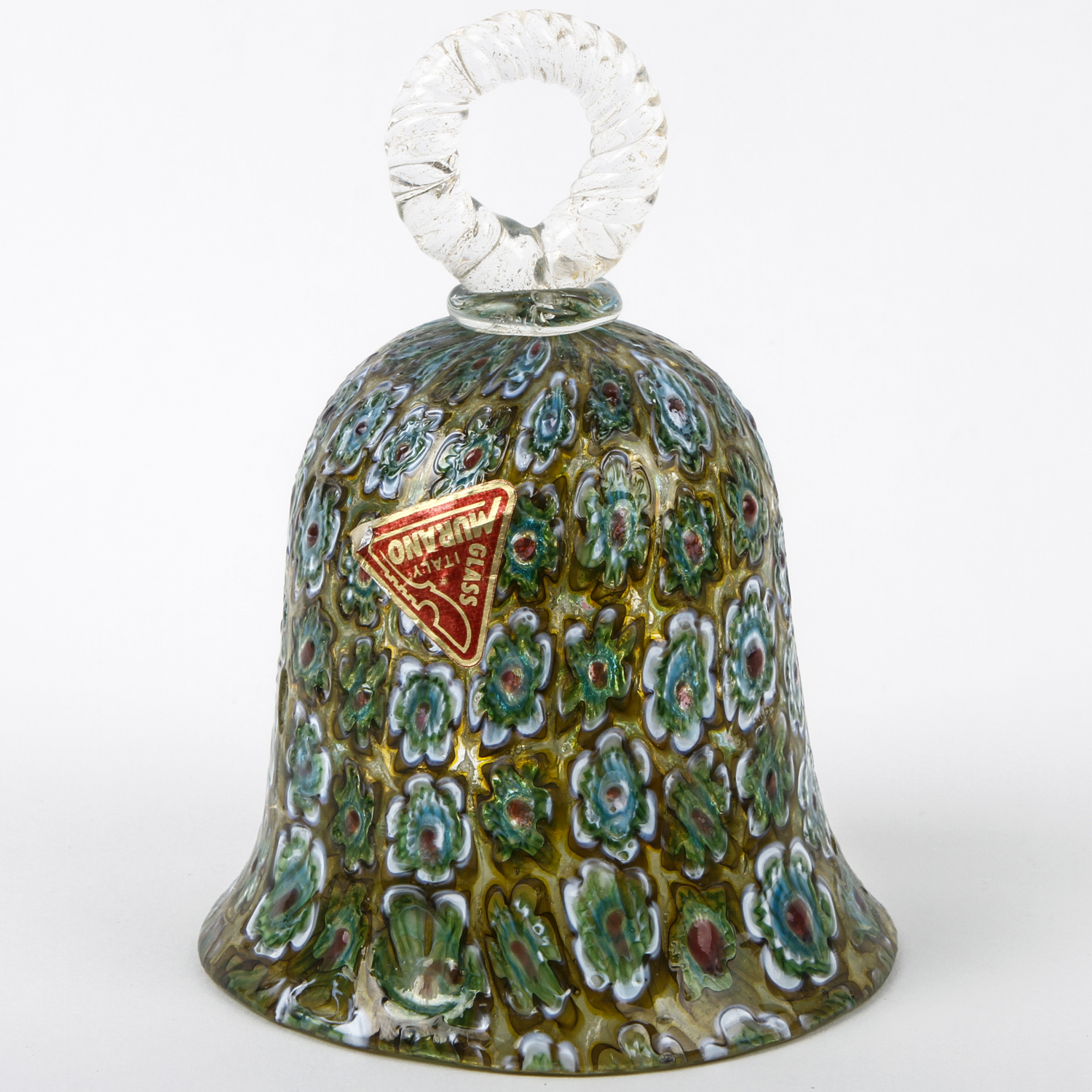 Murano Milliefiore Glass Bell