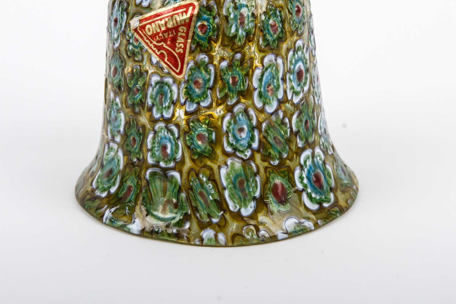 Murano Milliefiore Glass Bell