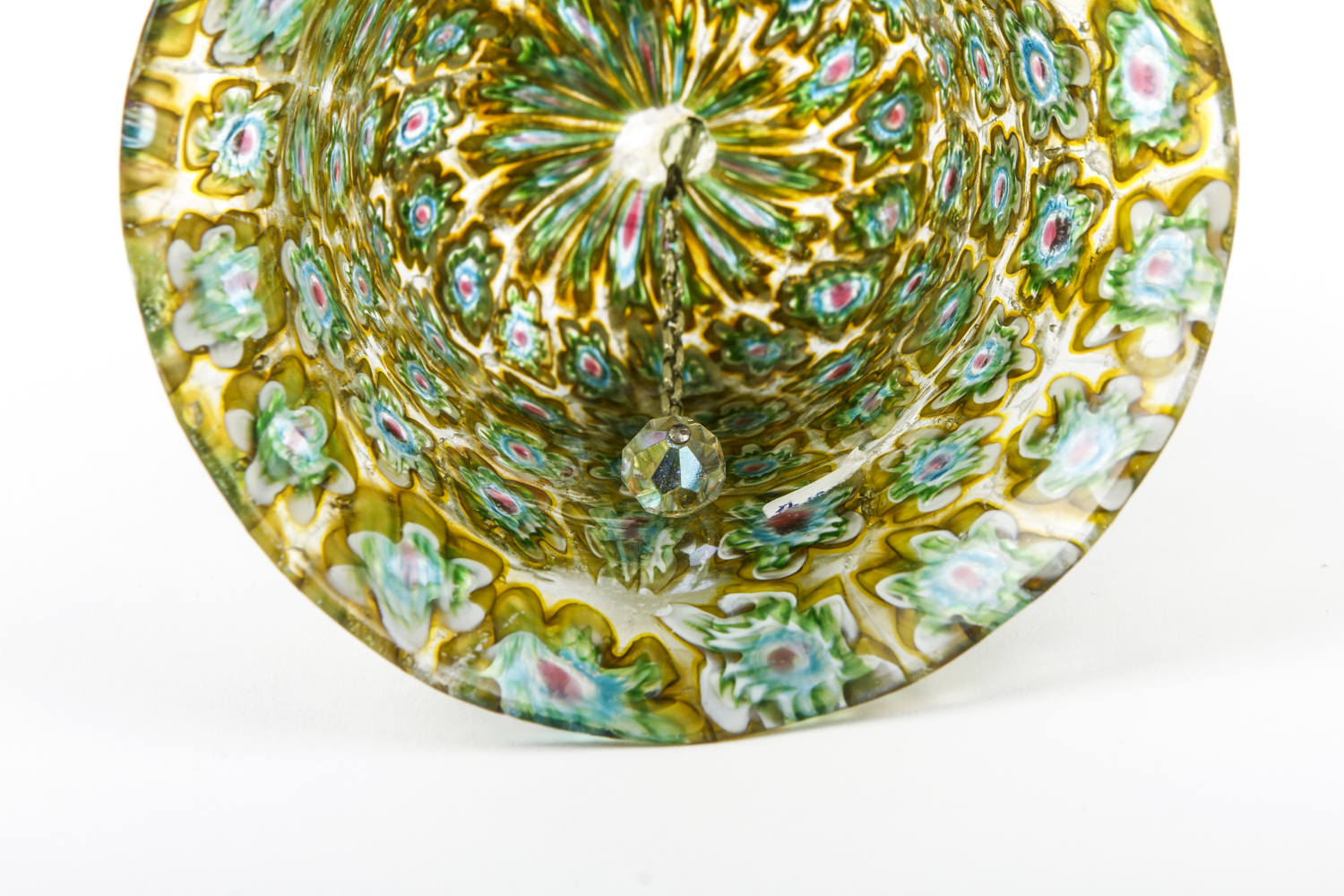 Murano Milliefiore Glass Bell