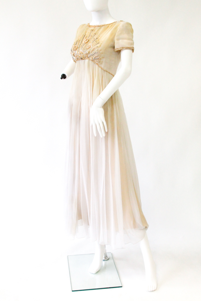 1960s Evening Dresses Incuding Helen Rose, Silk