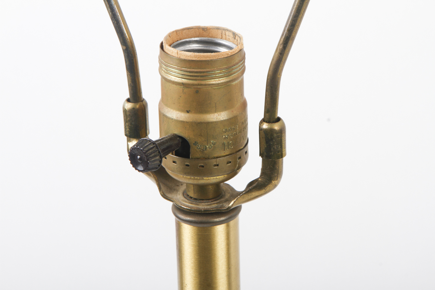 Vintage Gold Flecked Murano-Style Glass Table Lamp