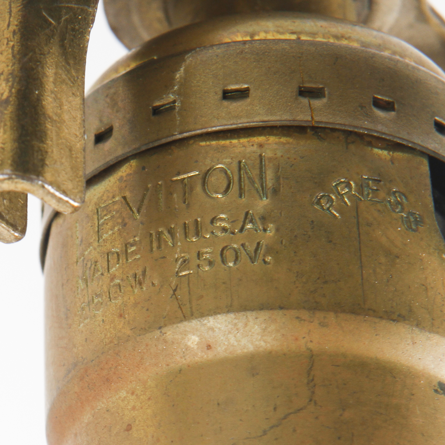 Vintage Gold Flecked Murano-Style Glass Table Lamp