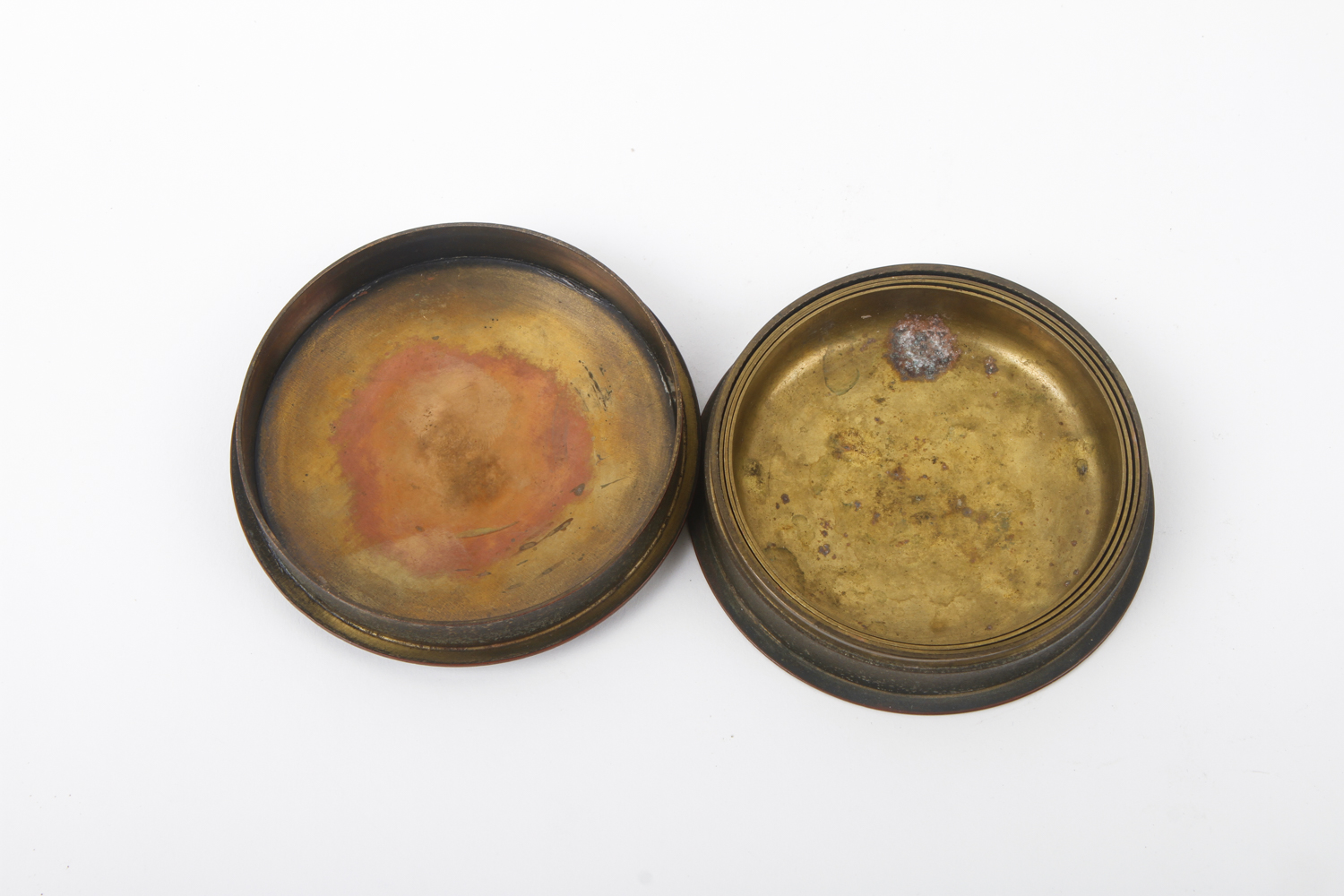 Art Deco Silver Crest Bronze Snuff Box