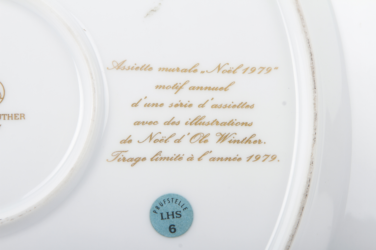 Hutschenreuther Christmas 1979 Plate