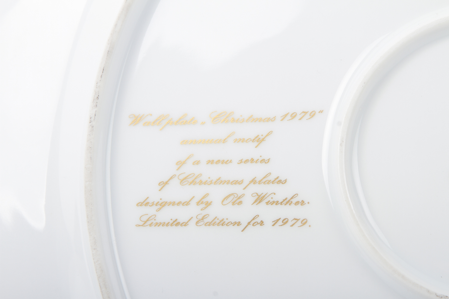 Hutschenreuther Christmas 1979 Plate