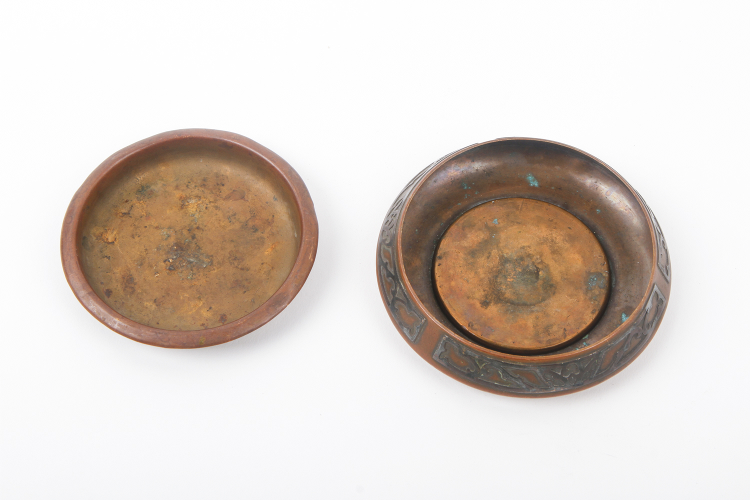 Vintage Copper Ash Receiver