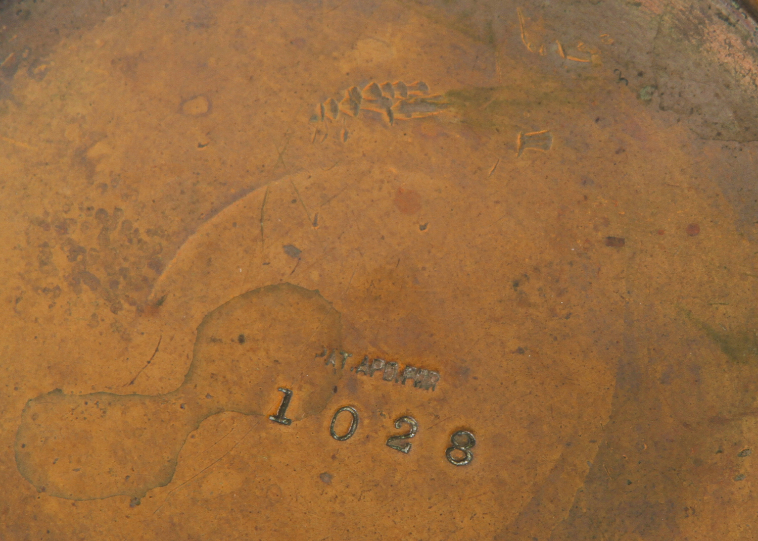 Vintage Copper Ash Receiver