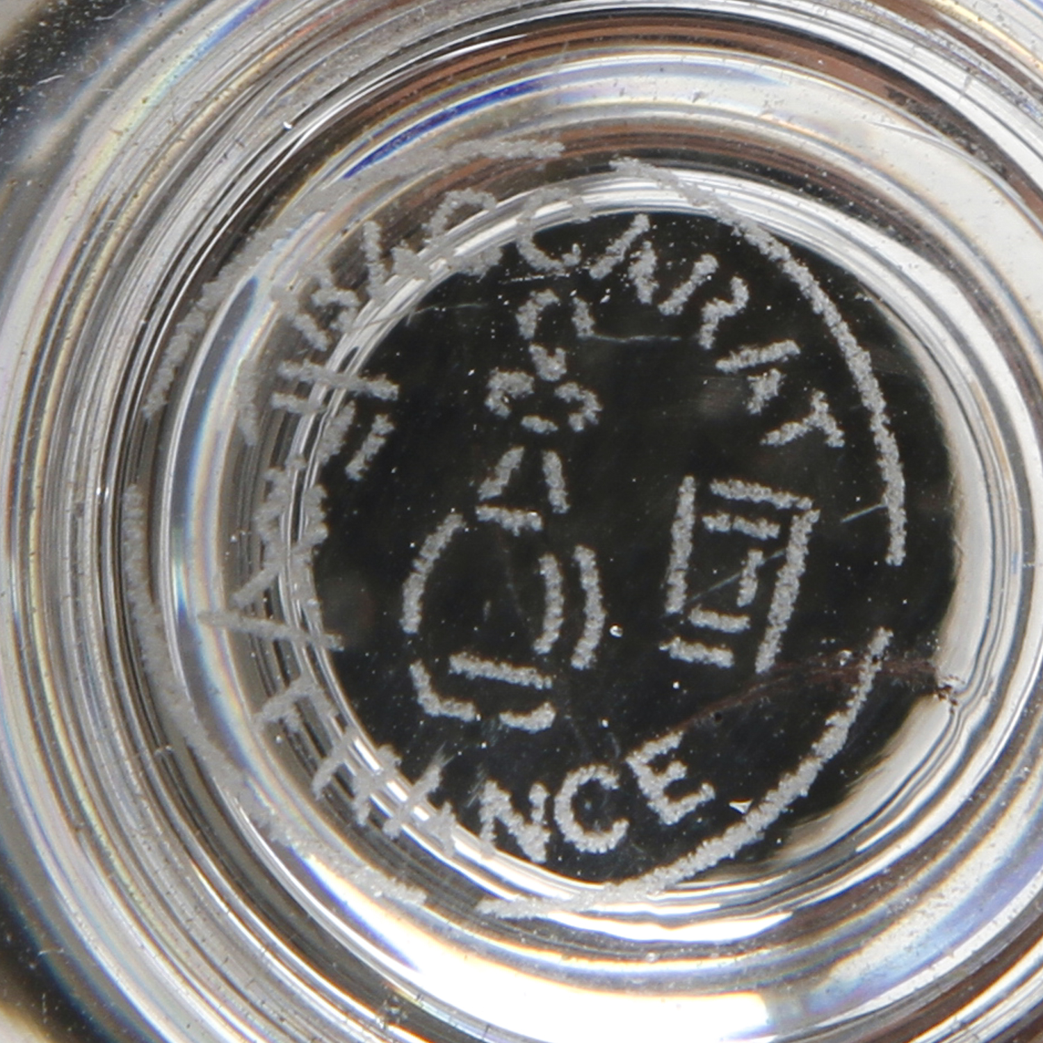 Three Baccarat Crystal Glasses