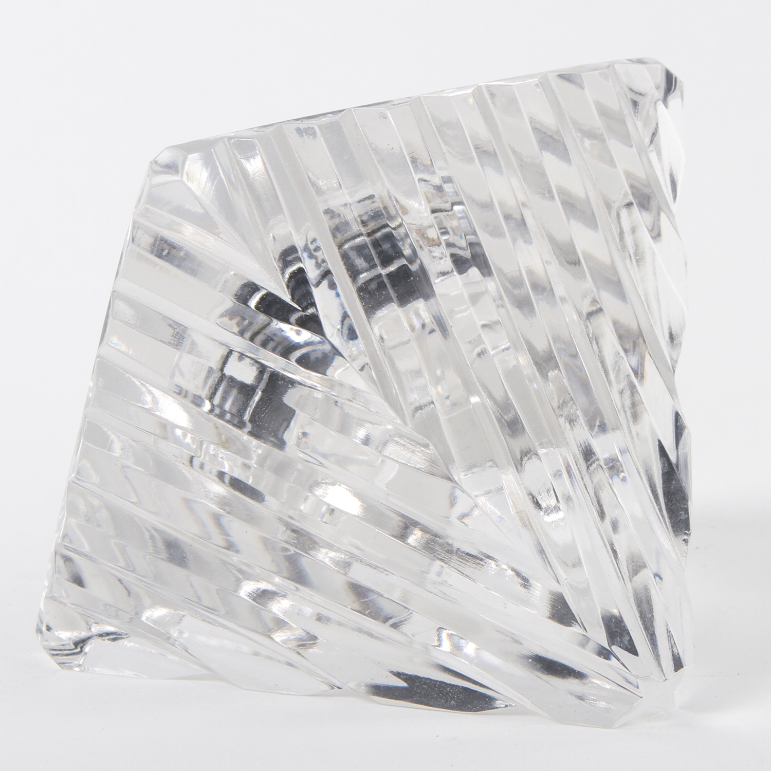 Two Desk Clocks Including Gorham Crystal