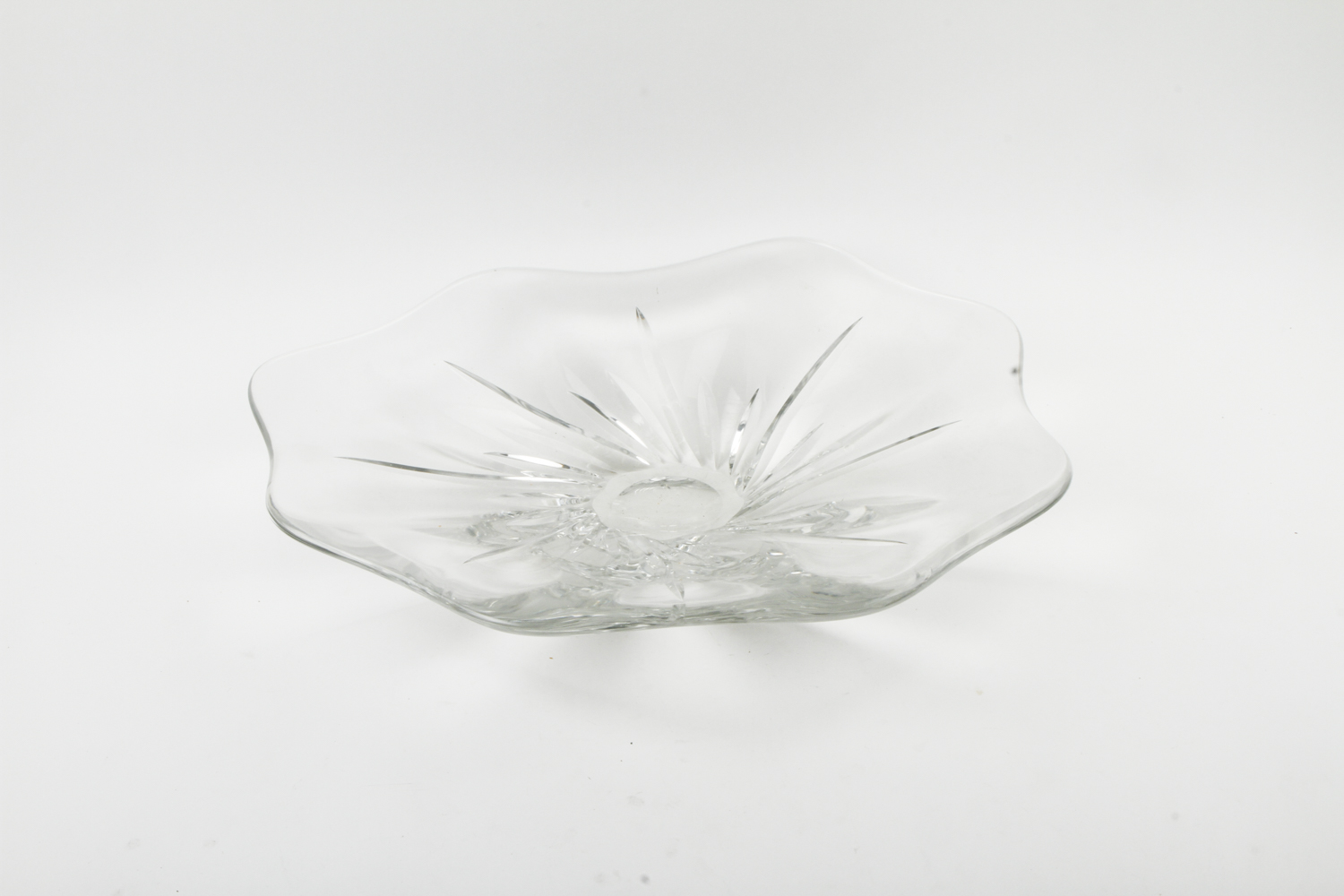 Large Baccarat Crystal Dish