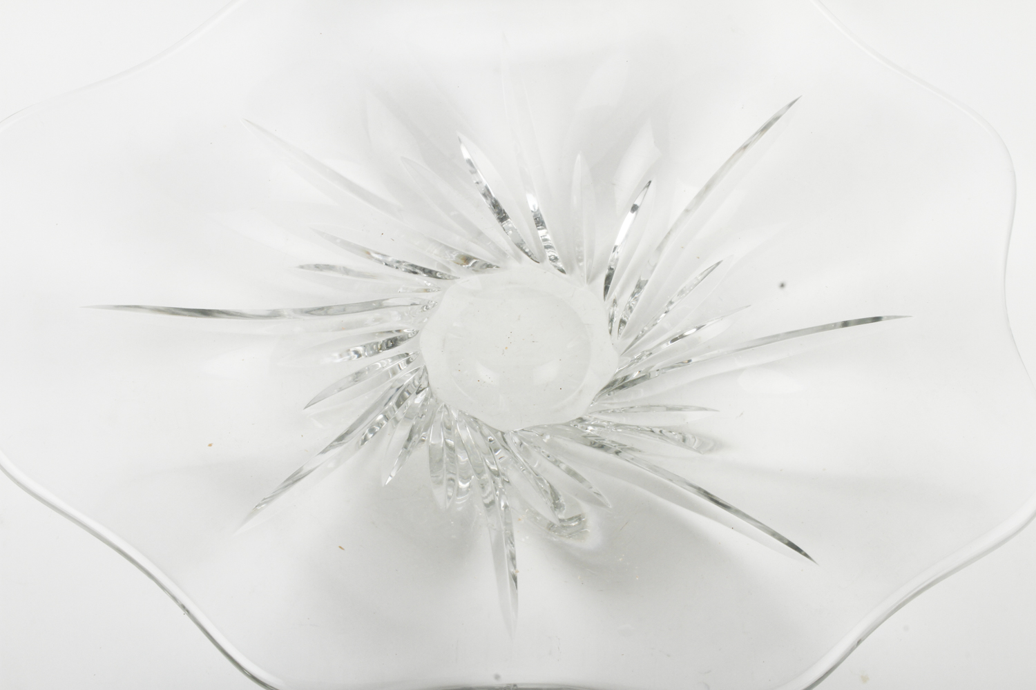 Large Baccarat Crystal Dish