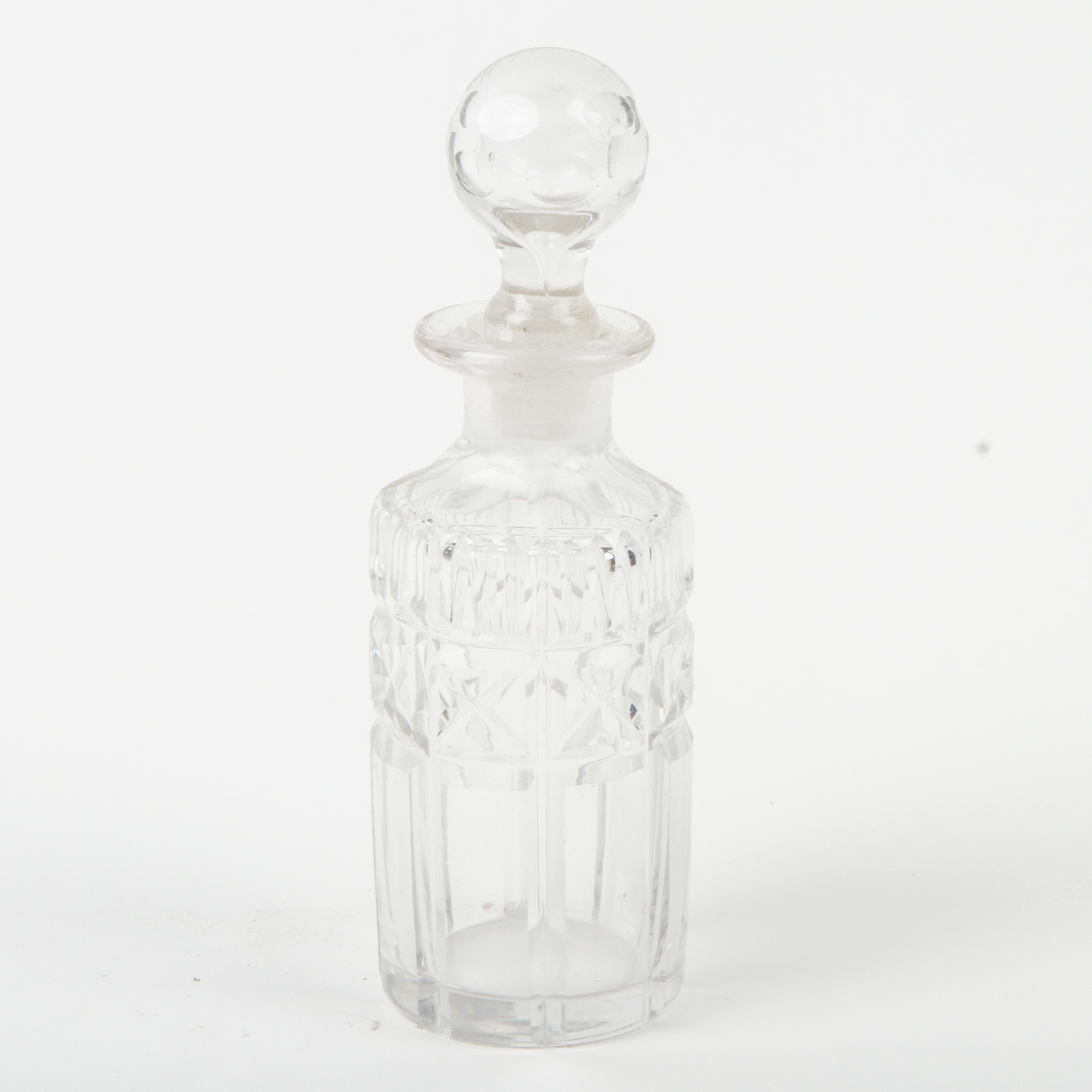 Antique Glass and Silver Plate Cruet Set