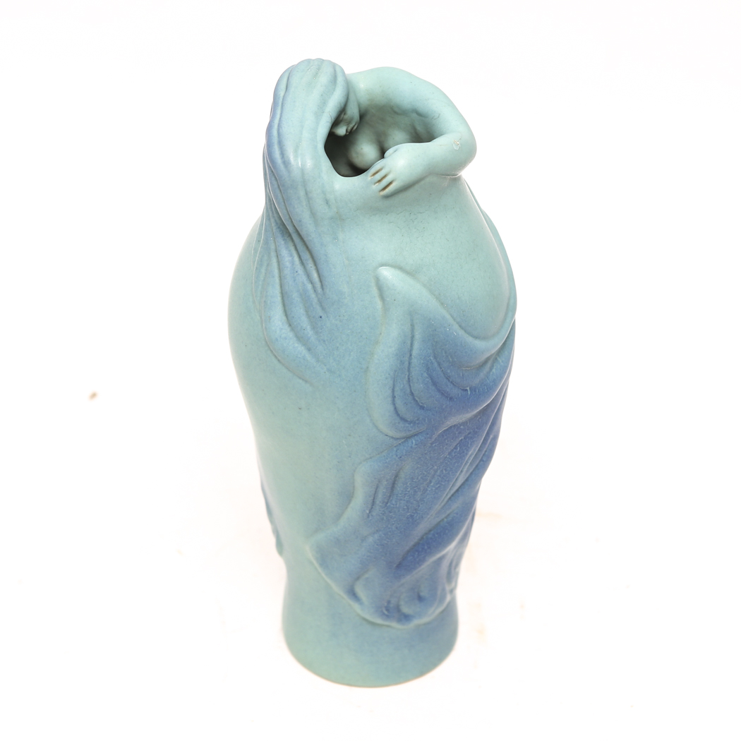 Van Briggle "Lorelei" Vase in Turquoise