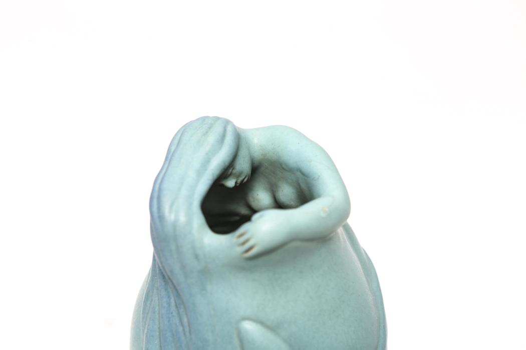 Van Briggle "Lorelei" Vase in Turquoise