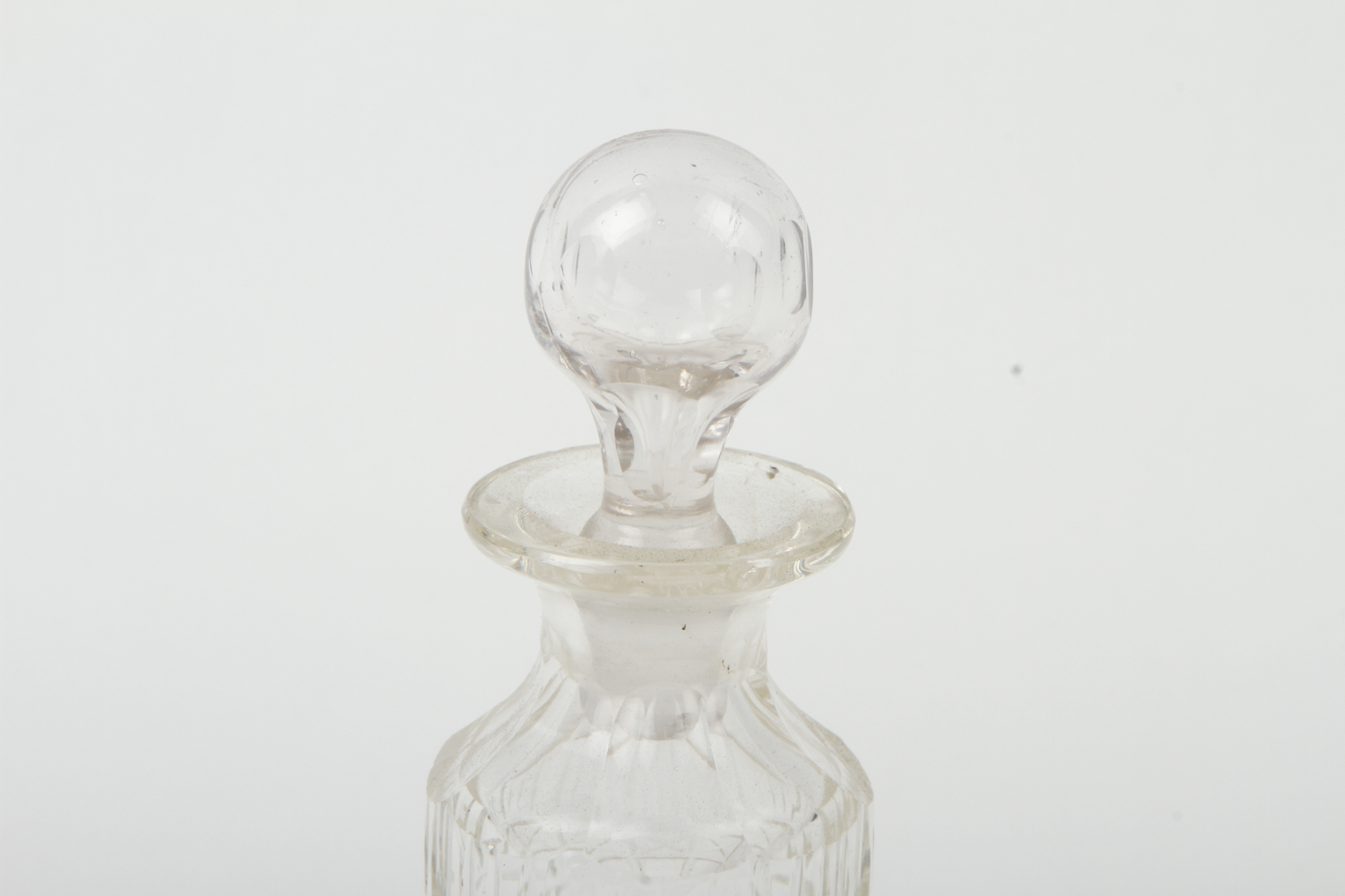 Antique Glass and Silver Plate Cruet Set